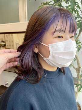 グーフィートーキョー 銀座(Goofy Tokyo) フェイスフレーミング/バイオレット/前髪インナーカラー/722