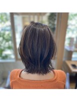 サロンドポプリ 志都美(salon de poupuri)&nbsp;外ハネミディアムボブ