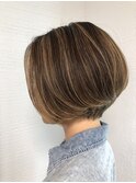 前下がりのグラデーションボブ
