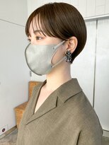 アイティーバイアルバム 北千住店(IT by ALBUM)&nbsp;まるみショート_ショコラアッシュヘルシースタイル_ba403111