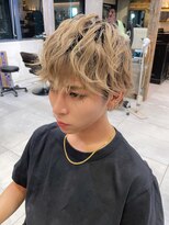 トルネード(TORNADO) 波巻きパーマツイストスパイラルパーマメンズツーブロックt1014