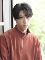 エムスラッシュ 新百合ヶ丘(M.SLASH)&nbsp;グレージュアッシュ/センターパート/テクノカット/新百合ヶ丘