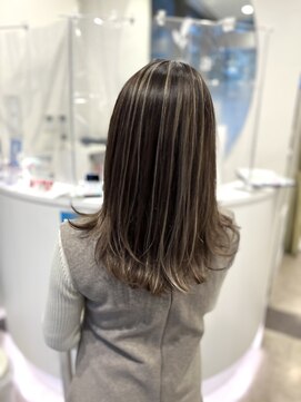 ソーホーニューヨーク ギンザ(SOHO NEW YORK GINZA) 髪質改善バレイヤージュハイライト酸性ストレート【SOHO銀座】