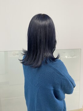 ノード(NODO) 【暗色暗髪カラー】ブルーブラック