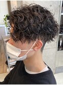ツイストスパイラルパーマツイストパーマメンズマッシュ横浜西口