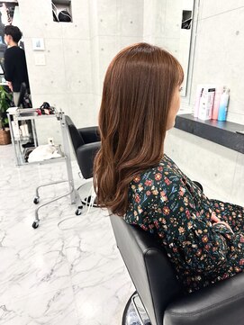 エンディアリング 東銀座(Endearing) 銀座/東銀座/切りっぱなしボブ/エアリーロング/ブラウン