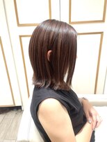 アルクバイネオリーブ 荻窪店(arc by neolive)&nbsp;切りっぱなしボブ×オレンジブラウンハイライトカラー