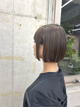 ディジョン(Dijon) 韓国顔まわりレイヤーカットグレージュオリーブベージュブラウン