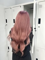 ペレ 栄店(PELE) デザインカラー/レイヤーカット/ウェットヘア/オリーブベージュ