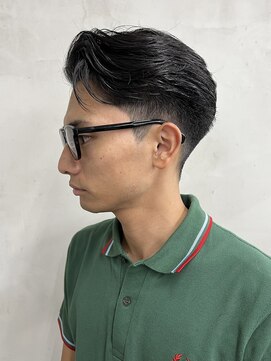 ニコ トウキョウ 渋谷(nico TOKYO) メンズカット/センターパート/ニュアンスパーマ/アップバング