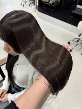 ハピネス 梅田茶屋町店(HAPPINESS) ロングレイヤー/韓国ヘア/髪質改善/顔まわり/ブリーチなし