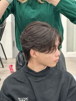 オーバルバイアピッシュ(OVARL by apish) 毛流れリバースパーマセンターパートフェザーパーマメンズパーマ