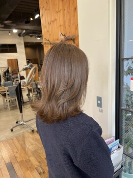 ディッシュ 五反田(dish) 美艶髪/ミディアム/ベージュ☆五反田美容院