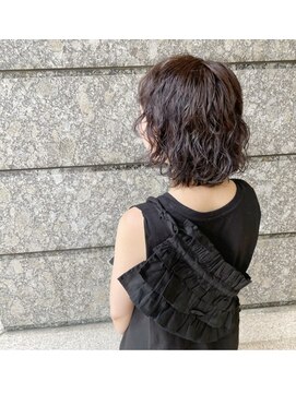 ソル 月島(SOL) パーマボブスタイル