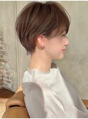 似合わせ ショート ボブ 30代 40代 小顔 新宿 ひし形 前上がり