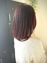 ルヴェール 北方店(LeVert)&nbsp;髪質改善/ルビーピンク/顔周りレイヤー