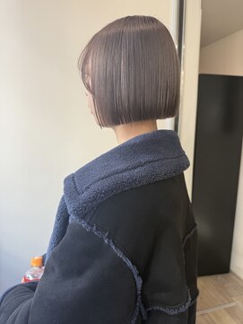 ブリックバイブレイス 千葉 千葉中央(brick by brace) 顎ラインボブ×ベージュカラー