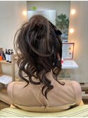 成人式・大人女子・夜会巻き・アップ・着付け・クラシック