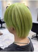 ハイトーンカラー【ライムグリーン】