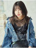 おしゃれ女子ウルフヘア×イヤリングカラー