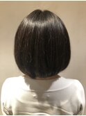 艶髪レイヤーボブ/髪質改善/透明感カラー/小顔カット/30代/40代