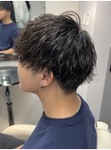 メンズマッシュ　ツイストスパイラルパーマ