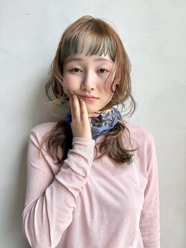 アンドスタイル(&style) レイヤーカット　デザインカラー