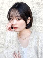 ニューヨークニューヨーク 海老江店(NYNY)&nbsp;小顔/黒髪/ハイレイヤー/ボブ/顔周りレイヤー/20代30代