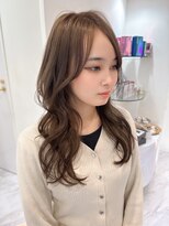 モナ 髪質改善(MONA)&nbsp;【MONA】ロングレイヤー/ラテカラー/ミルクティーカラー/韓国風