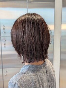 オーガニックエコ 川越(organic+eco) 20代30代かわいい切りっぱなし外ハネボブ