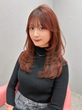 ボタン シブヤ(VOTAN SHIBUYA) ハッシュカット/前髪あり/レイヤーカット/暖色/顔まわりカット