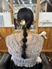 ヘアセット￥4,000 (※髪の長さ、希望スタイルを備考欄に記入お願いします)