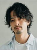 札幌スパイラルパーマルーズパーマ無造作束感緩めシャドウパーマ