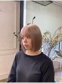 ホワイトベージュケアブリーチダブルカラー