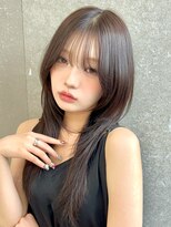 レーヴバイロンド 仙台(Reve by Lond) 髪質改善レイヤーハッシュカットダークパープル縮毛矯正韓国仙台