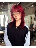 【GEEKS渋谷】レイヤーカット/派手髪/ハイトーン/ハッシュカット