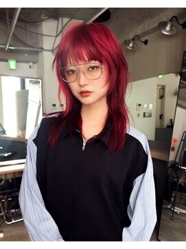 ギークス(GEEKS) 【GEEKS渋谷】レイヤーカット/派手髪/ハイトーン/ハッシュカット