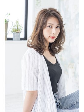 ノアパルフェ 銀座(noah parfait) 大人可愛い☆ゆるクシャミディアム！！