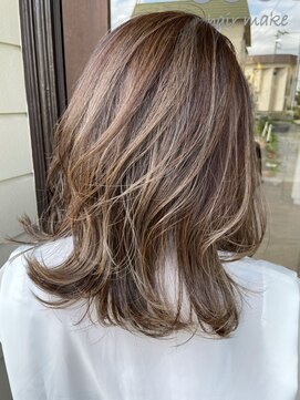 ヘア メイク ココ(hair make coco) なびかせハイライト♪