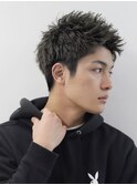 ソフトツイストアップバング【ナチュラル2ブロック刈り上げ】