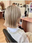 切りっぱなしmilk blonde