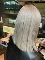 ラフ 難波店(LAFF)&nbsp;#黒髪#ボブルフ#ネビージュ#小顔#ワンレン