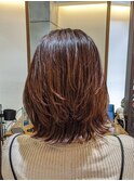コーラルオレンジブラウン◎30代40代/大人カジュアル/渡部