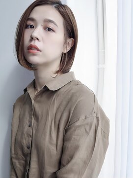 イオエ 梅田(ioe) ショートボブ/ニュアンスカラー/ブルージュ/髪質改善/縮毛矯正