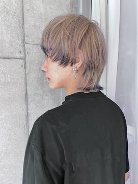 シィーム(cime) ミルクティーベージュ×裾カラー