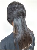 クラゲヘアー　ウルフハイレイヤー　地毛ツヤ感ツーブロック