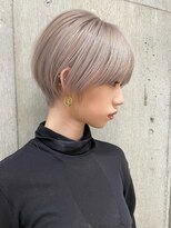 レイヤーボブウルフボブひし形ミディアムレイヤーダブルカラー