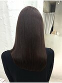 〇ロングレイヤーカット髪質改善トリートメントグレージュカラー
