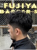 ピンパーマ/メンズショート