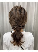 ヘアセット ☆ ローポニーヘアセット